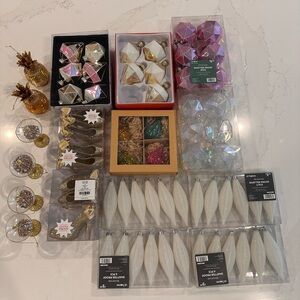 Assorted Christmas Ornaments Set